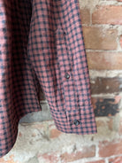 Taylor Stitch California Shirt - Black Cherry Gingham Men's Tops - Sloane Boutique