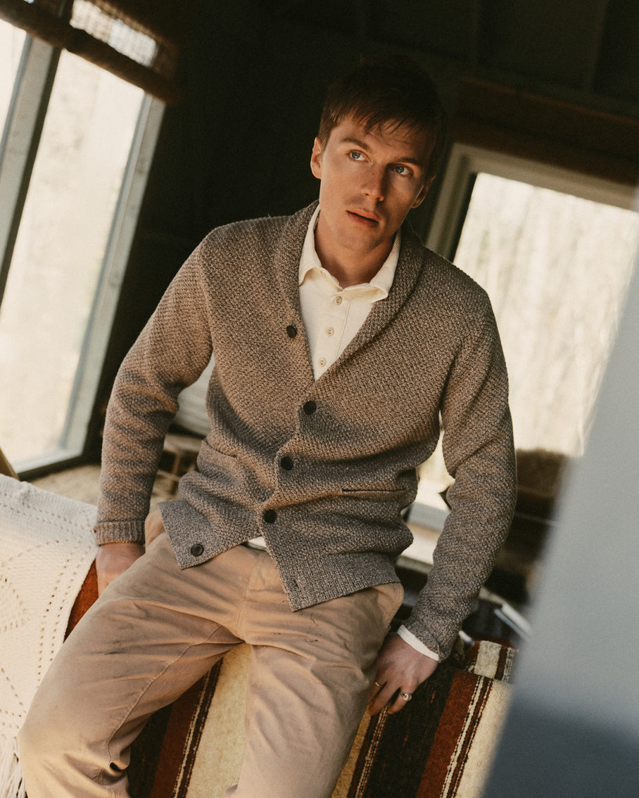 Taylor Stitch Crawford Sweater - Coffee Twist Men's Tops - Sloane Boutique