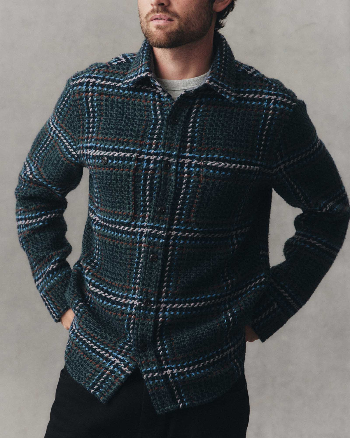 Taylor Stitch Cutter Overshirt - Canal Check Men's Tops - Sloane Boutique