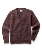 Taylor Stitch Eastmoor Cardigan - Heathered Port Wool Men's Tops - Sloane Boutique