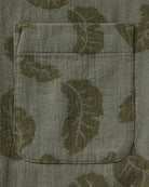 Taylor Stitch Hawthorne Shirt - Burnt Olive Floral Jacquard Men's Tops - Sloane Boutique