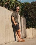 Taylor Stitch Hawthorne Shirt - Burnt Olive Floral Jacquard Men's Tops - Sloane Boutique