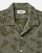 Taylor Stitch Hawthorne Shirt - Burnt Olive Floral Jacquard Men's Tops - Sloane Boutique