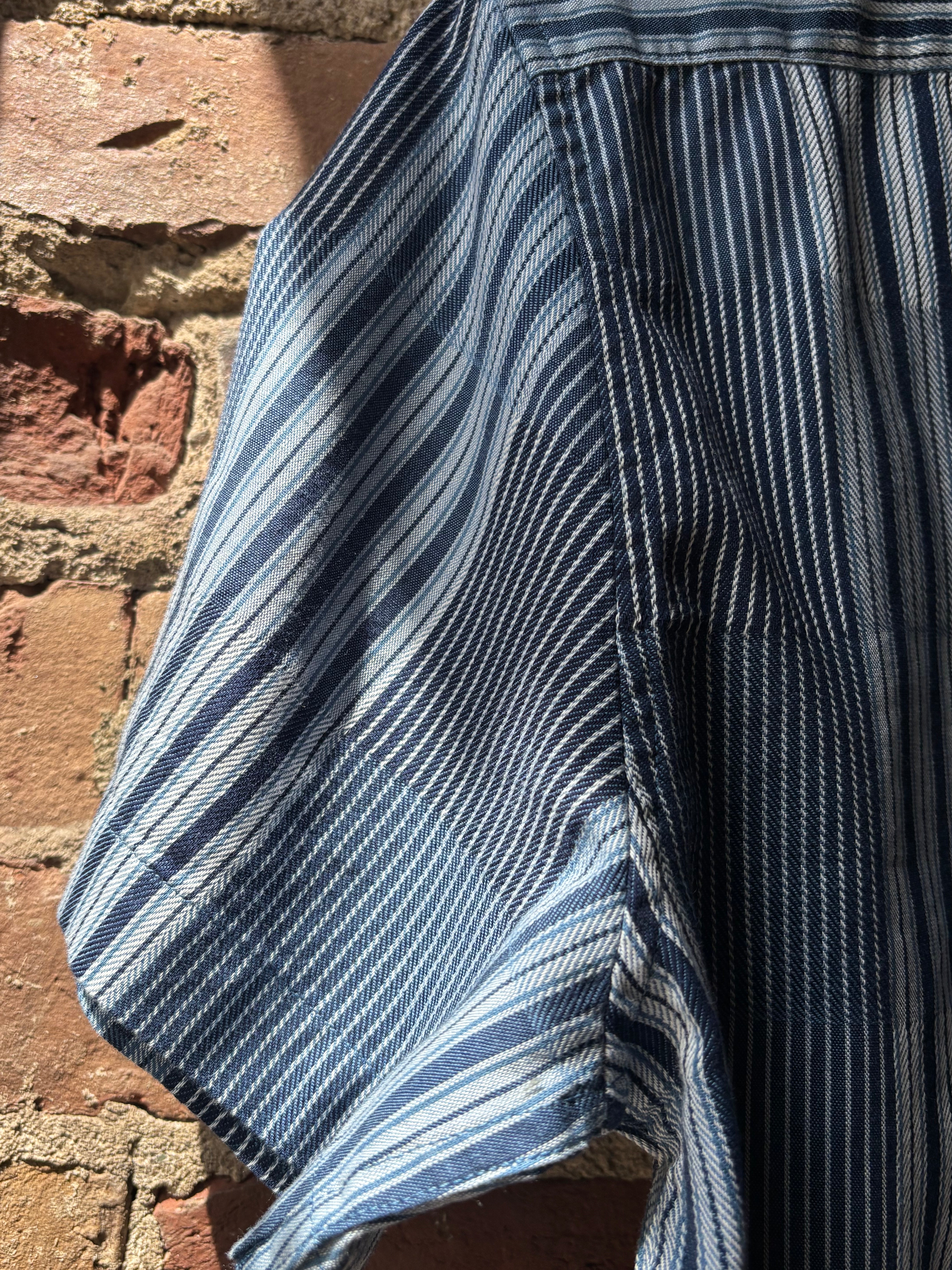 Taylor Stitch Hawthorne Shirt - Indigo Patchwork Men's Tops - Sloane Boutique