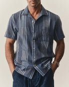 Taylor Stitch Hawthorne Shirt - Indigo Patchwork Men's Tops - Sloane Boutique