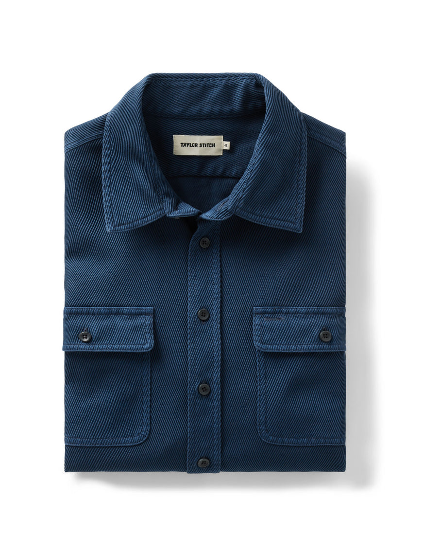 Taylor Stitch Ledge Shirt Twill - Atlantic Men's Tops - Sloane Boutique