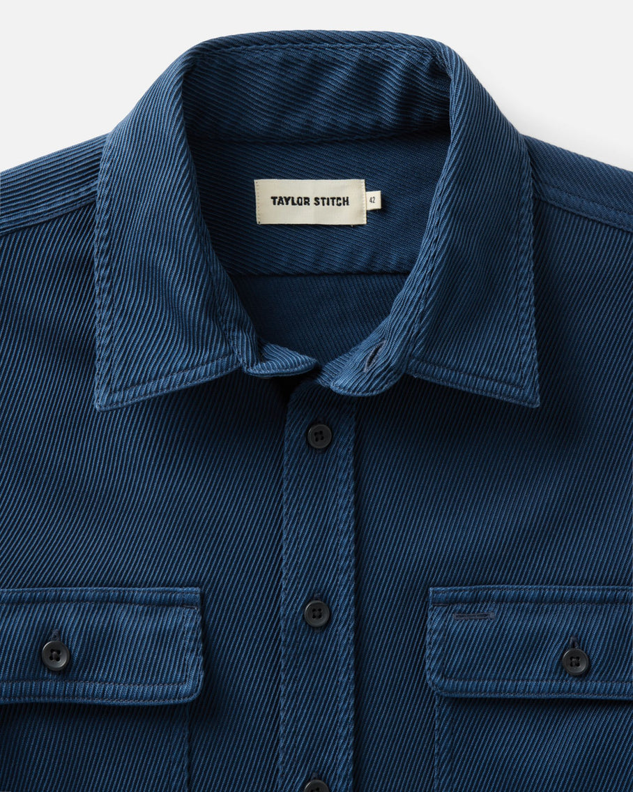 Taylor Stitch Ledge Shirt Twill - Atlantic Men's Tops - Sloane Boutique