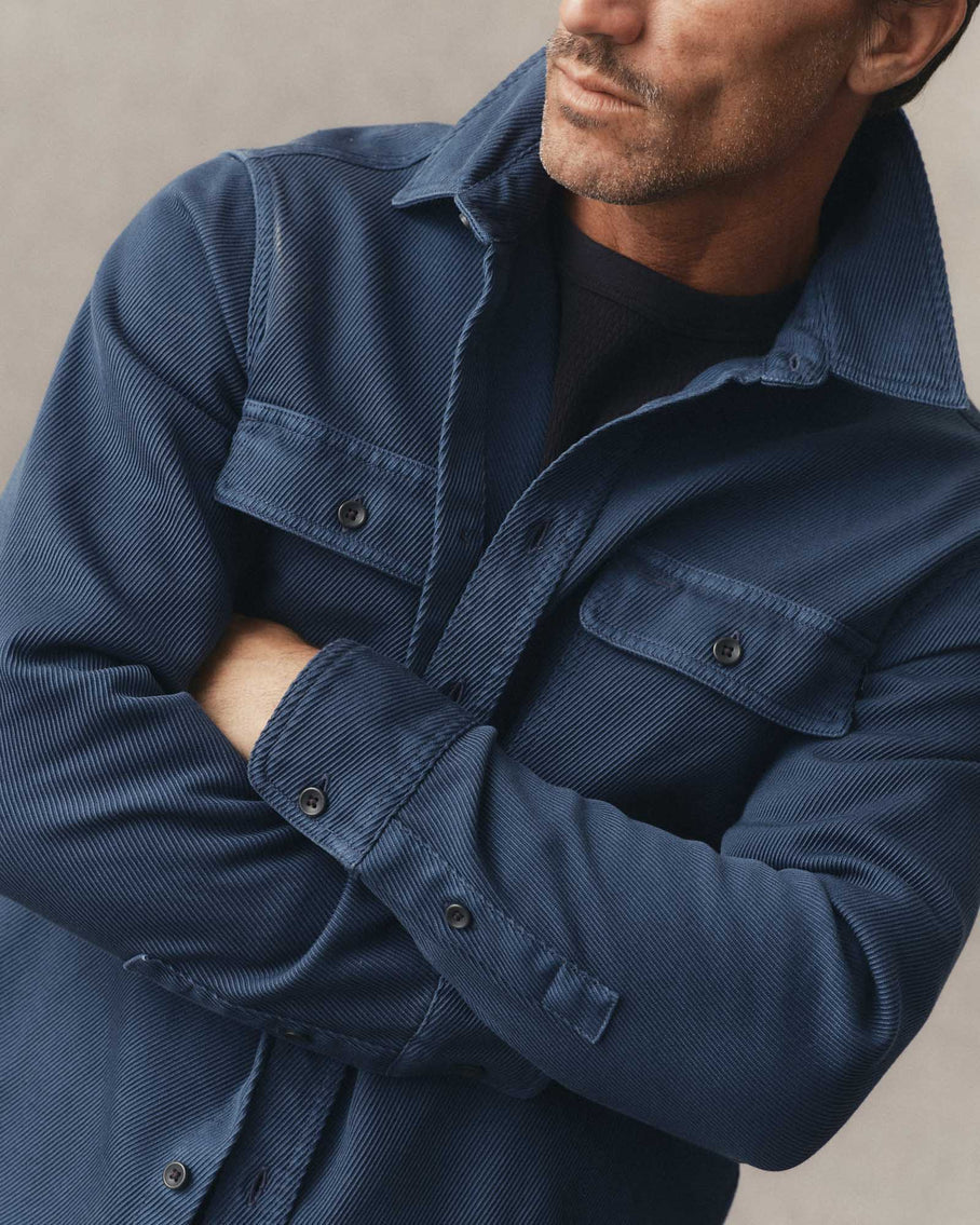 Taylor Stitch Ledge Shirt Twill - Atlantic Men's Tops - Sloane Boutique