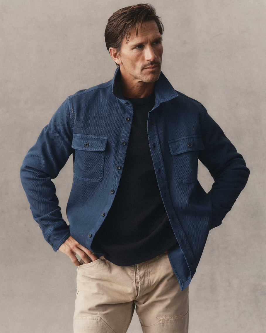 Taylor Stitch Ledge Shirt Twill - Atlantic Men's Tops - Sloane Boutique