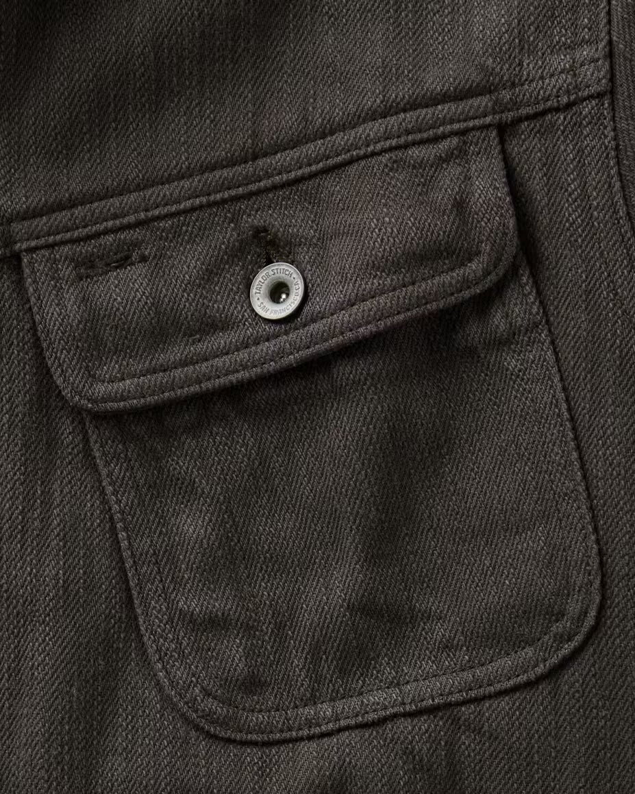 Taylor Stitch Long Haul Jacket - Soil Slub Denim Outerwear - Sloane Boutique