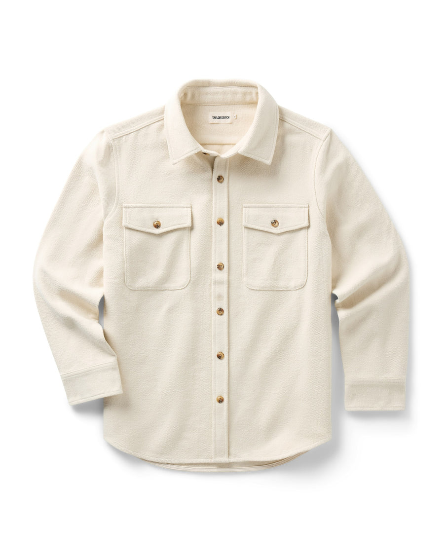 Taylor Stitch Maritime Shacket - Vintage White Men's Tops - Sloane Boutique