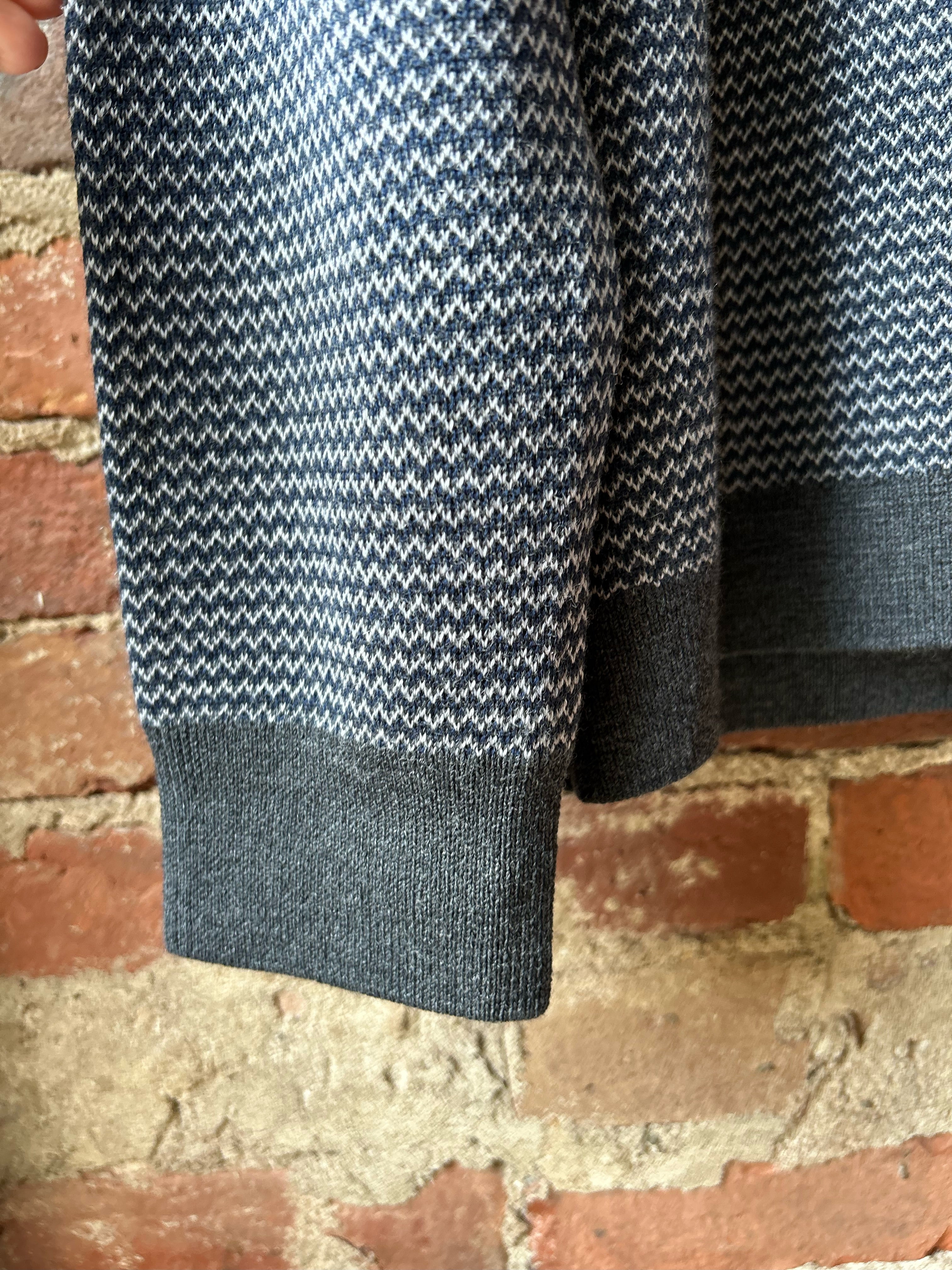 Taylor Stitch Newton Sweater Polo - Navy Birdseye Men's Tops - Sloane Boutique