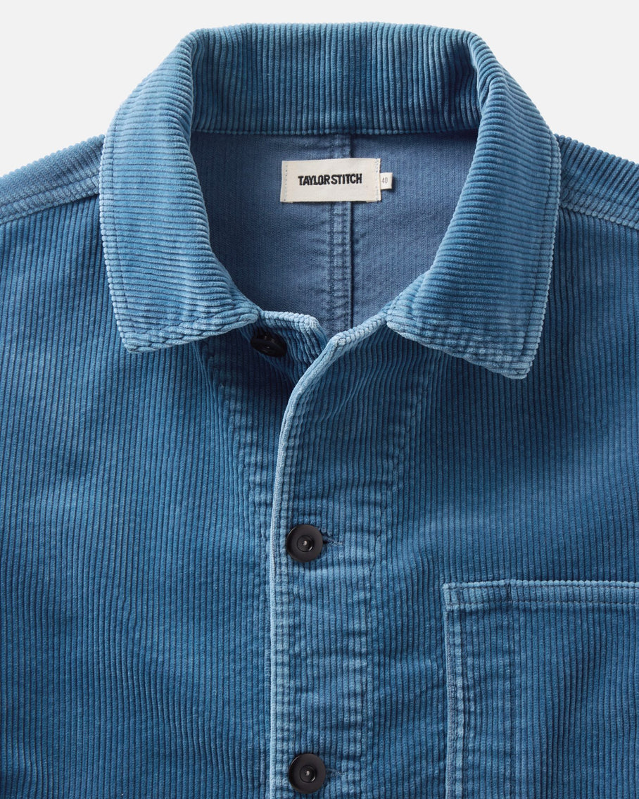 Taylor Stitch Ojai Jacket Corduroy - Washed Indigo Men's Tops - Sloane Boutique