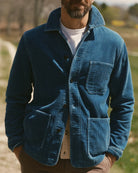 Taylor Stitch Ojai Jacket Corduroy - Washed Indigo Men's Tops - Sloane Boutique