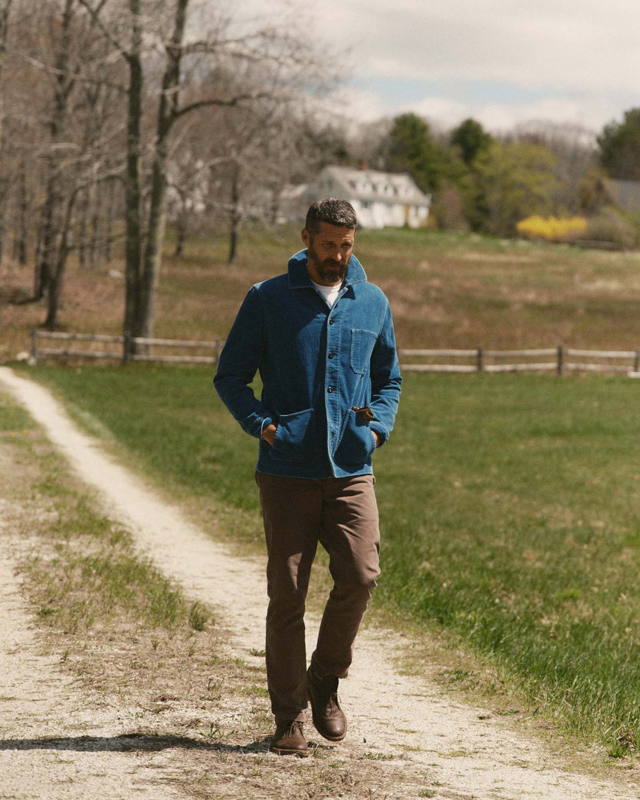 Taylor Stitch Ojai Jacket Corduroy - Washed Indigo Men's Tops - Sloane Boutique