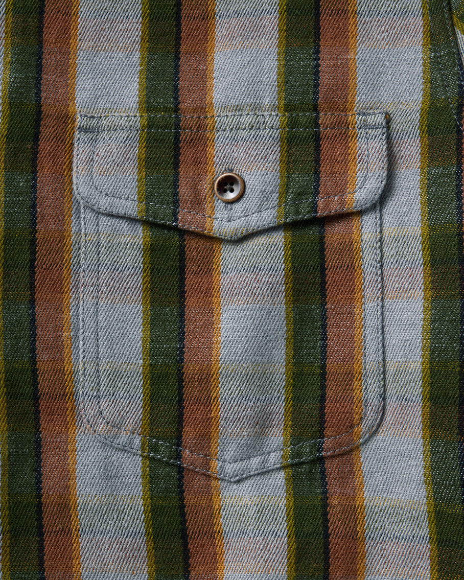 Taylor Stitch Redding Shirt - Drizzle Check Hemp Men's Tops - Sloane Boutique