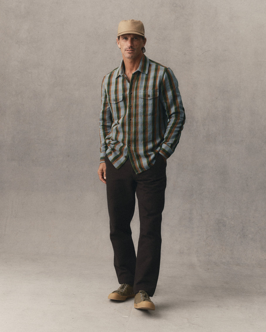 Taylor Stitch Redding Shirt - Drizzle Check Hemp Men's Tops - Sloane Boutique