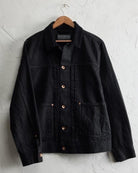 Taylor Stitch Ryder Jacket - Rinsed Black Organic Selvedge Outerwear - Sloane Boutique