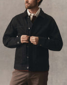 Taylor Stitch Ryder Jacket - Rinsed Black Organic Selvedge Outerwear - Sloane Boutique