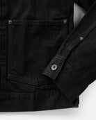 Taylor Stitch Ryder Jacket - Rinsed Black Organic Selvedge Outerwear - Sloane Boutique