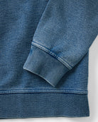 Taylor Stitch Sunset Henley - Washed Indigo Terry Men's Tops - Sloane Boutique