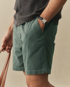 Taylor Stitch The Après Short - Organic Deep Sea Foundation Twill Men's Bottoms - Sloane Boutique