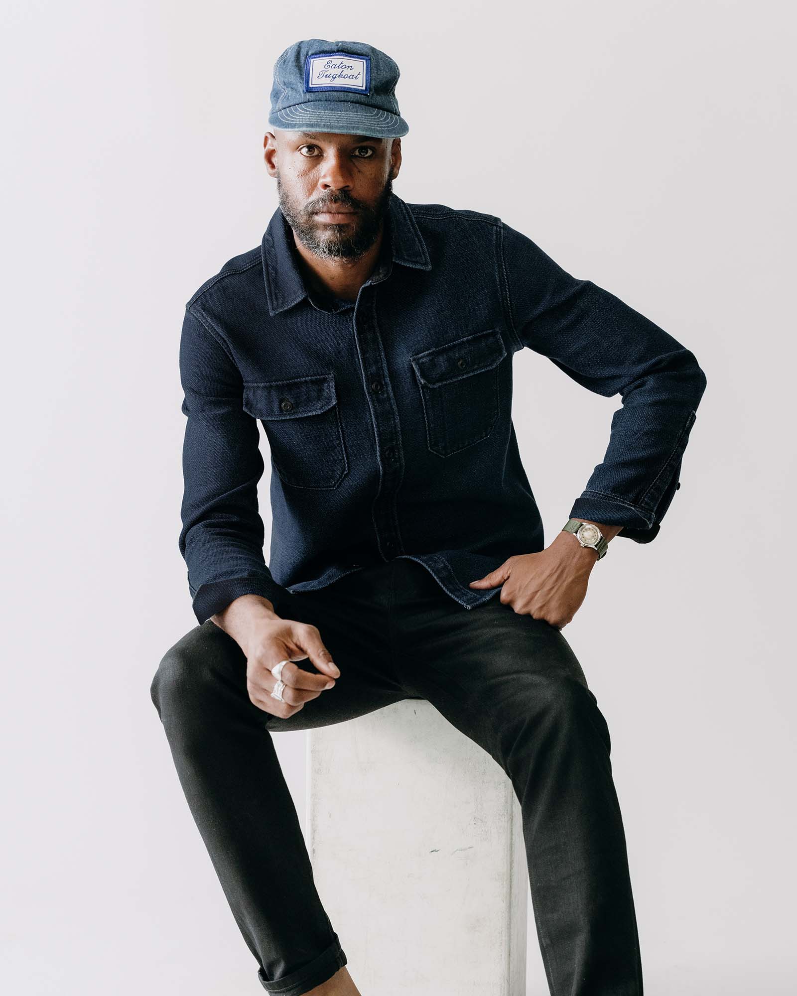 Taylor Stitch The Division Shirt - Rinsed Indigo Men's Tops - Sloane Boutique