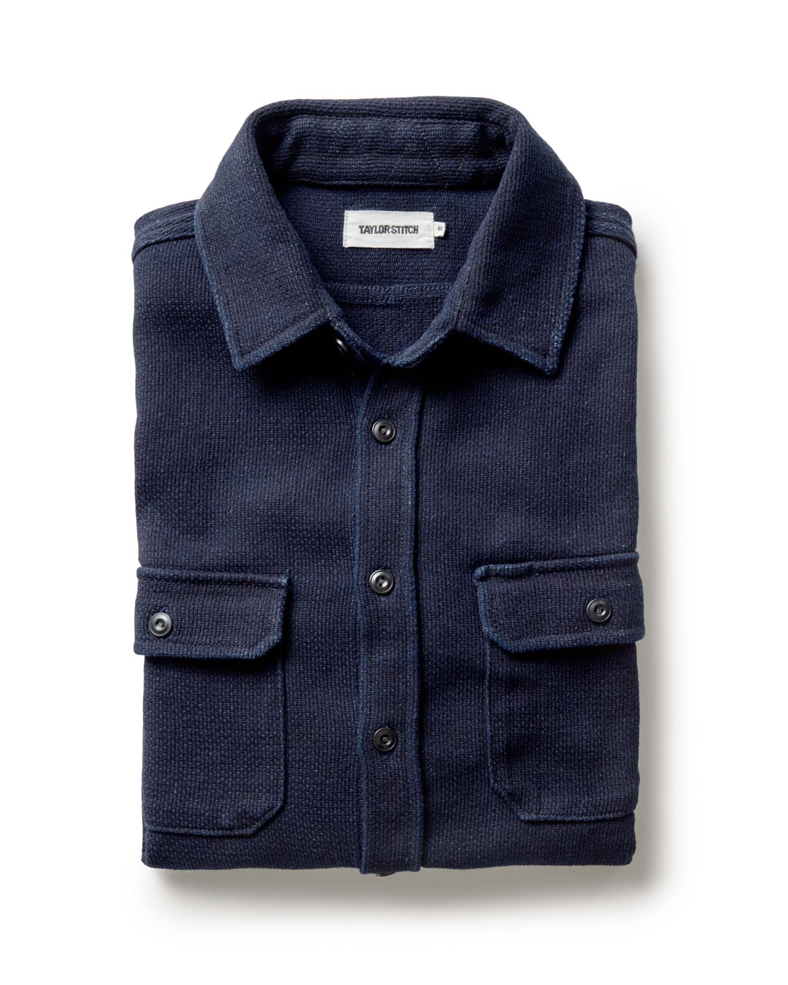 Taylor Stitch The Division Shirt - Rinsed Indigo Men's Tops - Sloane Boutique