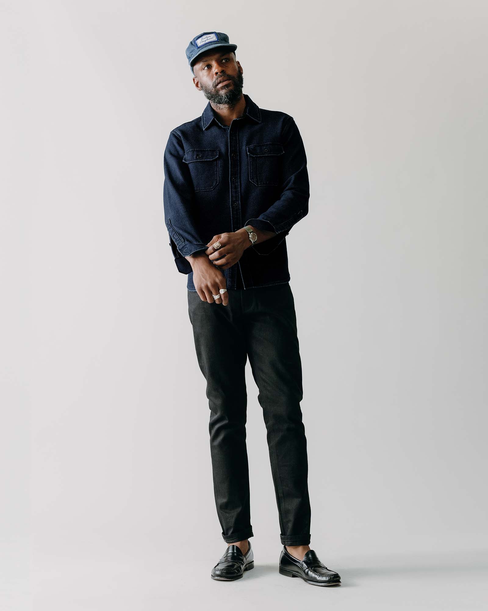 Taylor Stitch The Division Shirt - Rinsed Indigo Men's Tops - Sloane Boutique