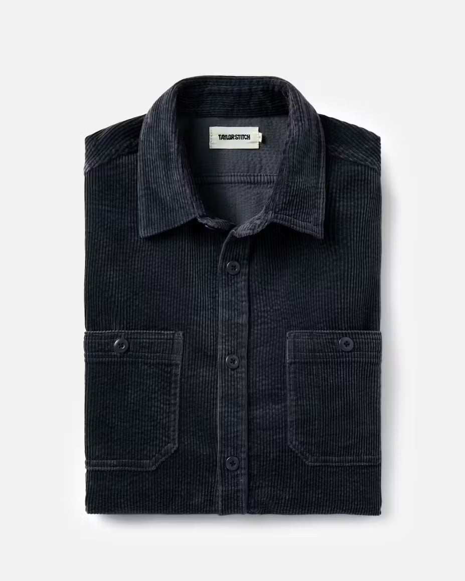 Taylor Stitch Utility Shirt Coduroy - Navy Men's Tops - Sloane Boutique