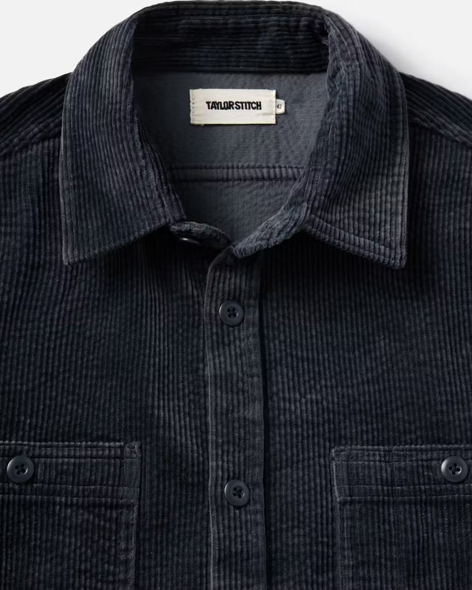 Taylor Stitch Utility Shirt Coduroy - Navy Men's Tops - Sloane Boutique