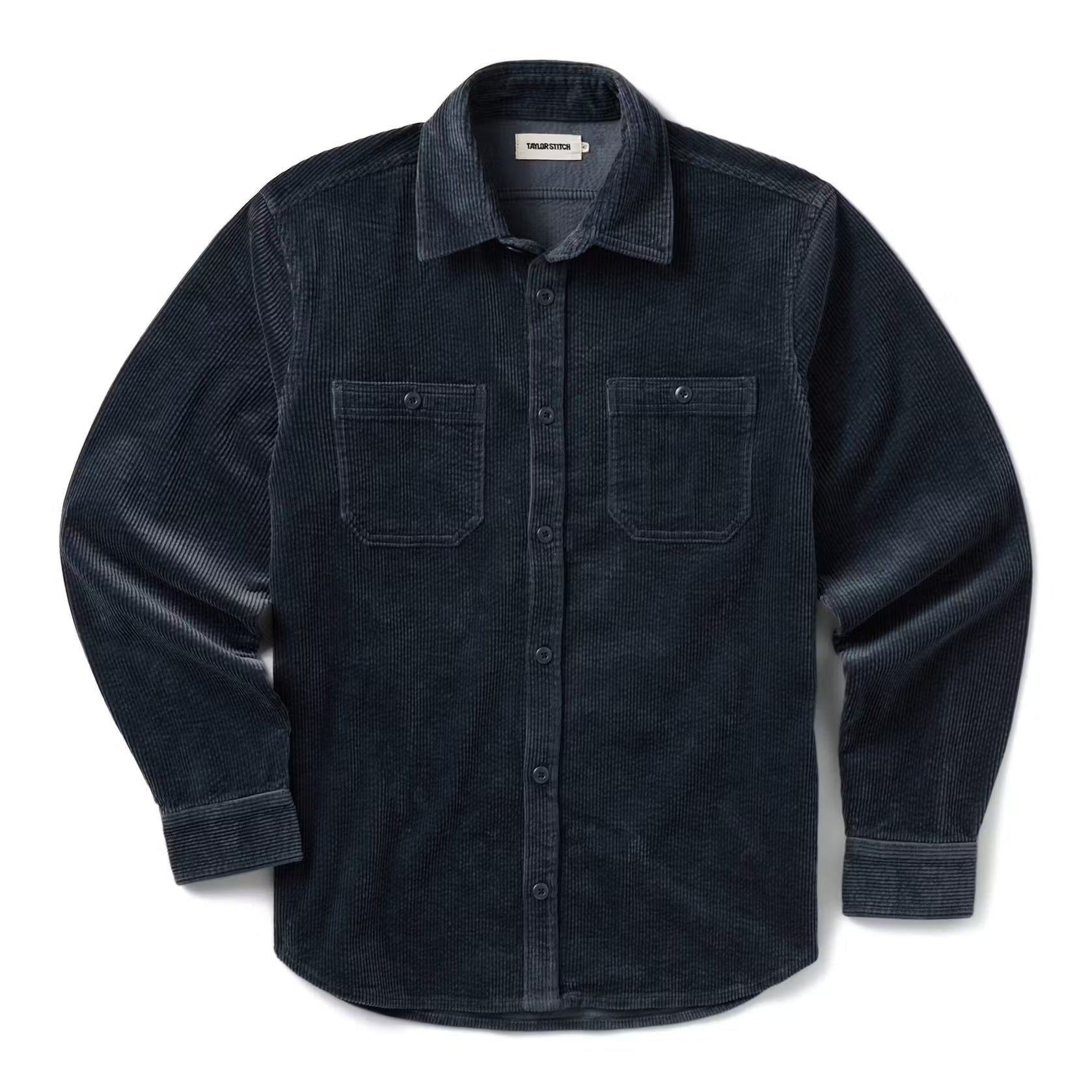 Taylor Stitch Utility Shirt Coduroy - Navy Men's Tops - Sloane Boutique