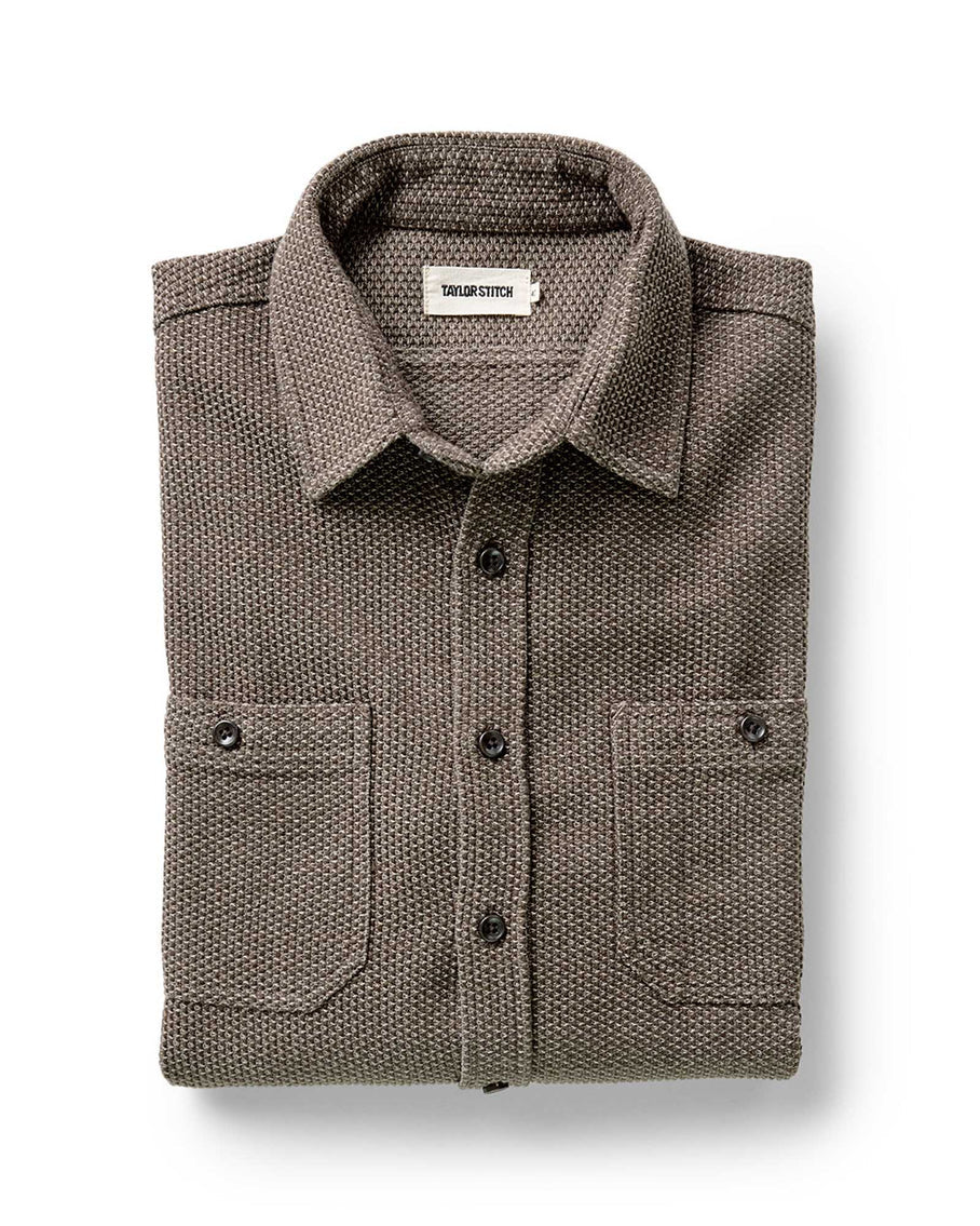 Taylor Stitch Utility Shirt - Mulch Sashiko Men's Tops - Sloane Boutique