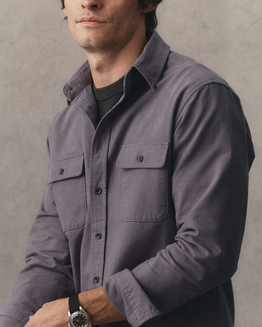 Taylor Stitch Yosemite Shirt- Dried Plum Men's Tops - Sloane Boutique