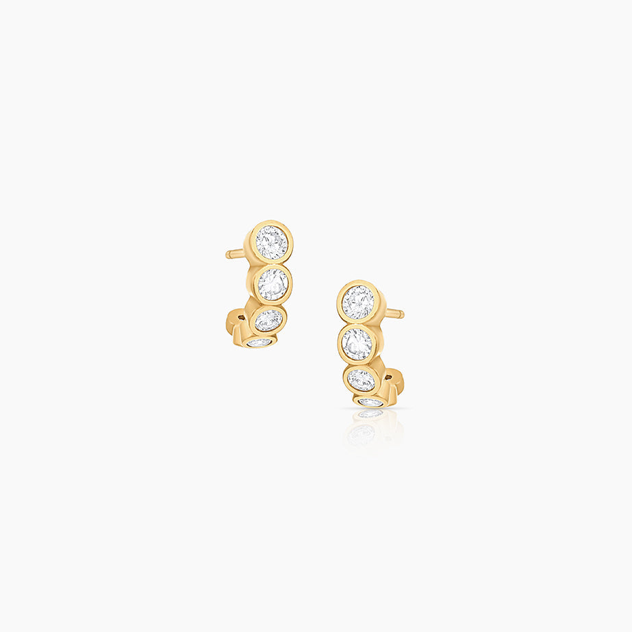 THATCH Astrid Hoop Earrings - Clear Jewelry - Sloane Boutique