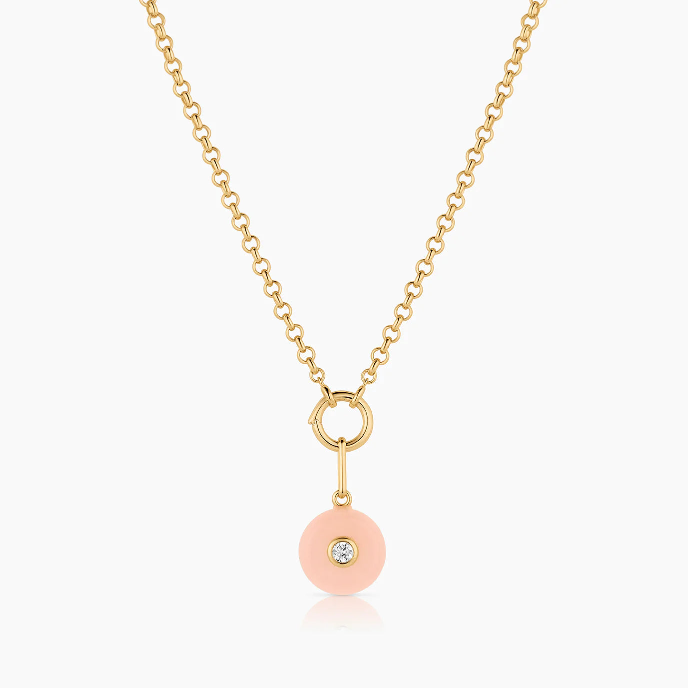 Thatch Bon Bon Charm - Pink Jade Jewelry - Sloane Boutique