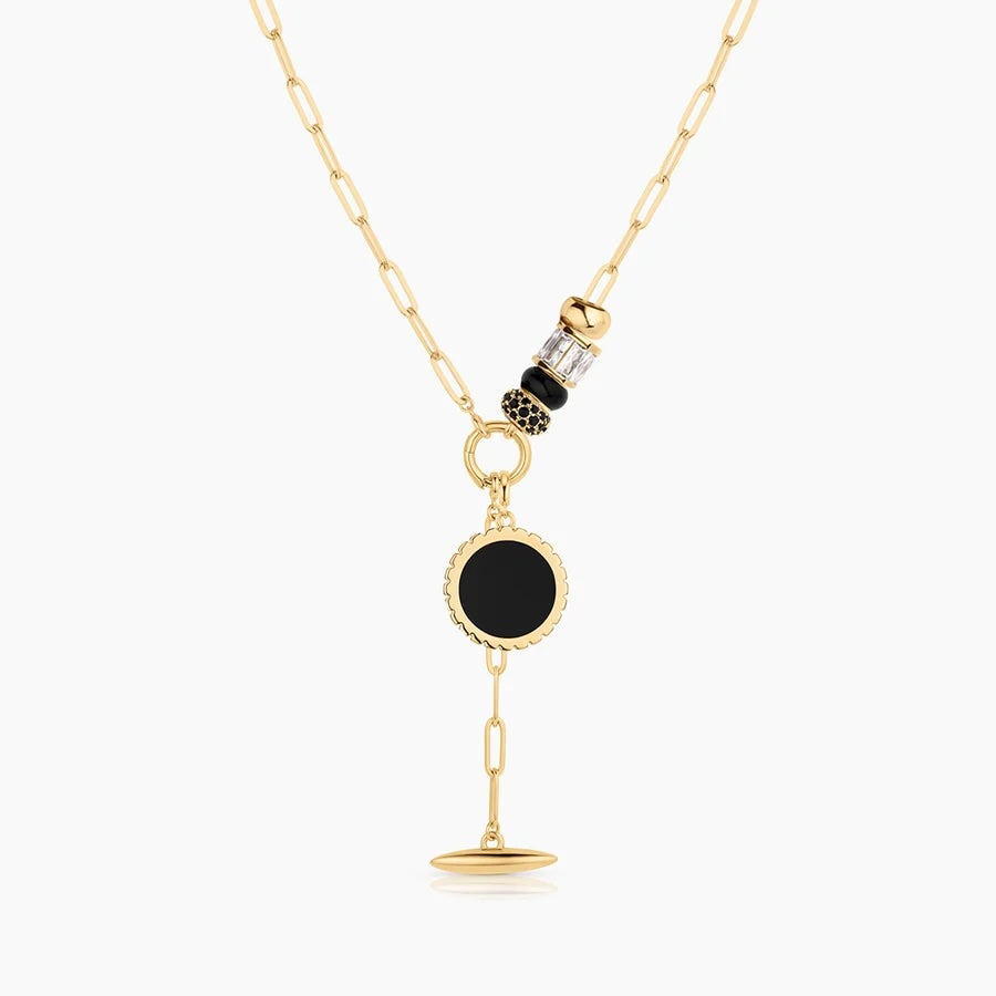 Thatch Cala Lariat Necklace - Onyx Jewelry - Sloane Boutique