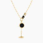 Thatch Cala Lariat Necklace - Onyx Jewelry - Sloane Boutique