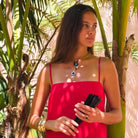 Thatch Cala Lariat Necklace - Onyx Jewelry - Sloane Boutique