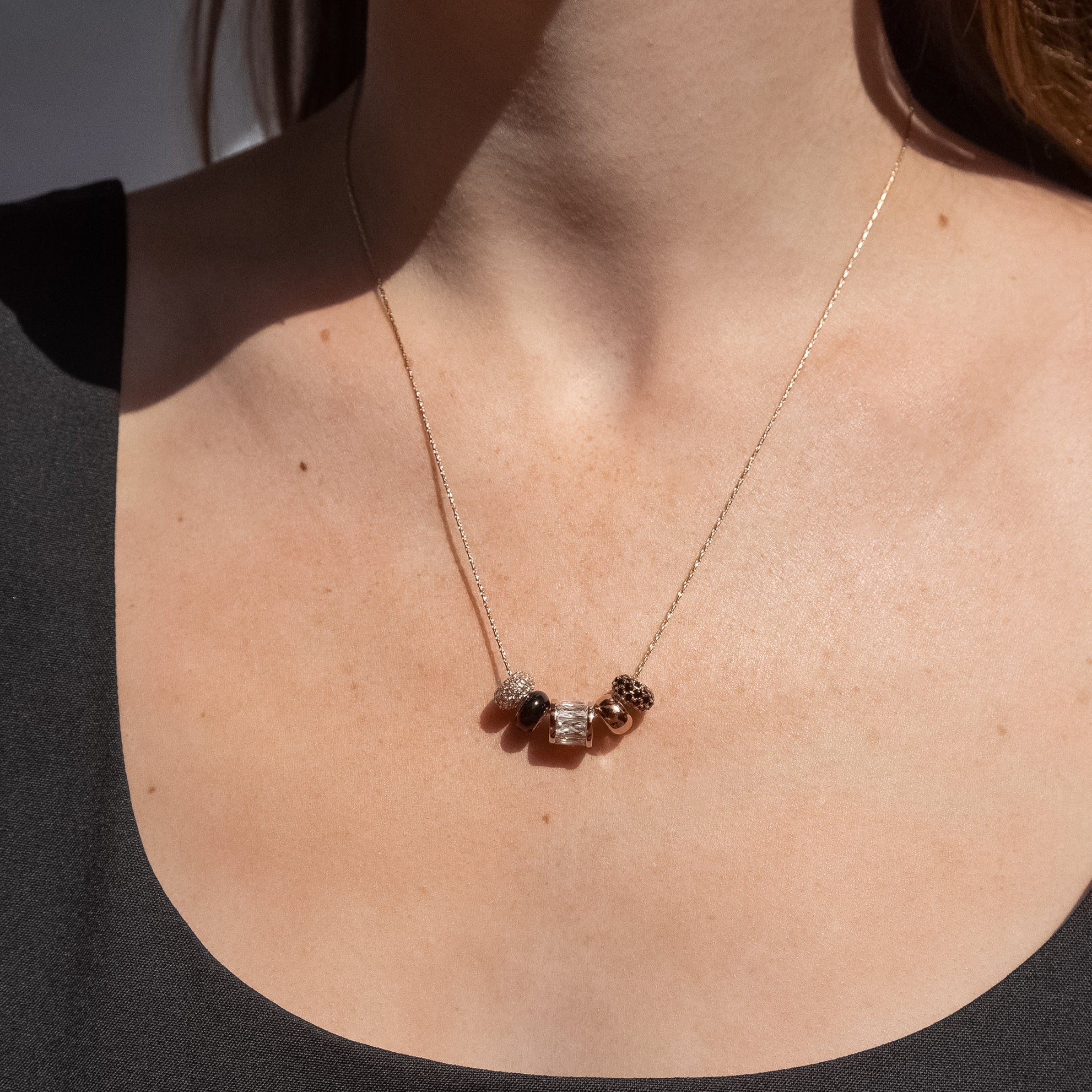 THATCH Catalina Snake Chain Necklace - Gold Jewelry - Sloane Boutique