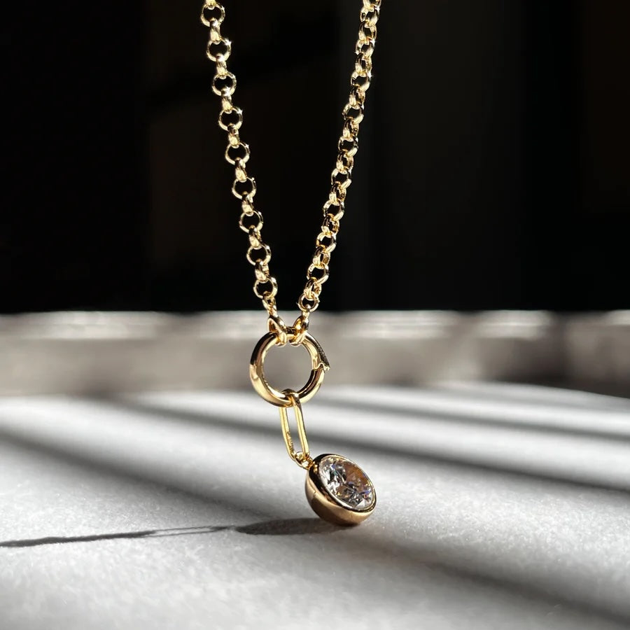Thatch Dottie CZ Charm - Gold Jewelry - Sloane Boutique
