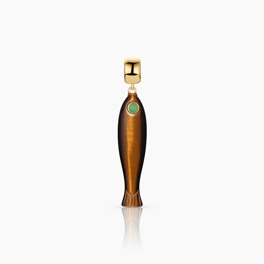 Thatch Fortuna Pendant - Tiger's Eye Jewelry - Sloane Boutique