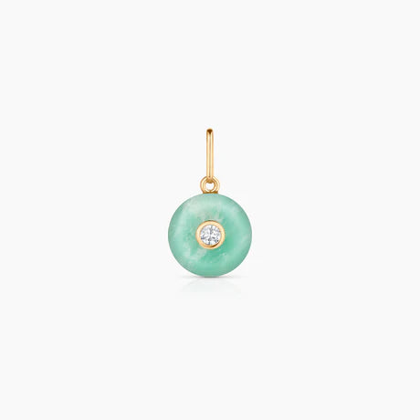 Thatch Jewelry Bon Bon Charm- Chrysoprase Jewelry - Sloane Boutique