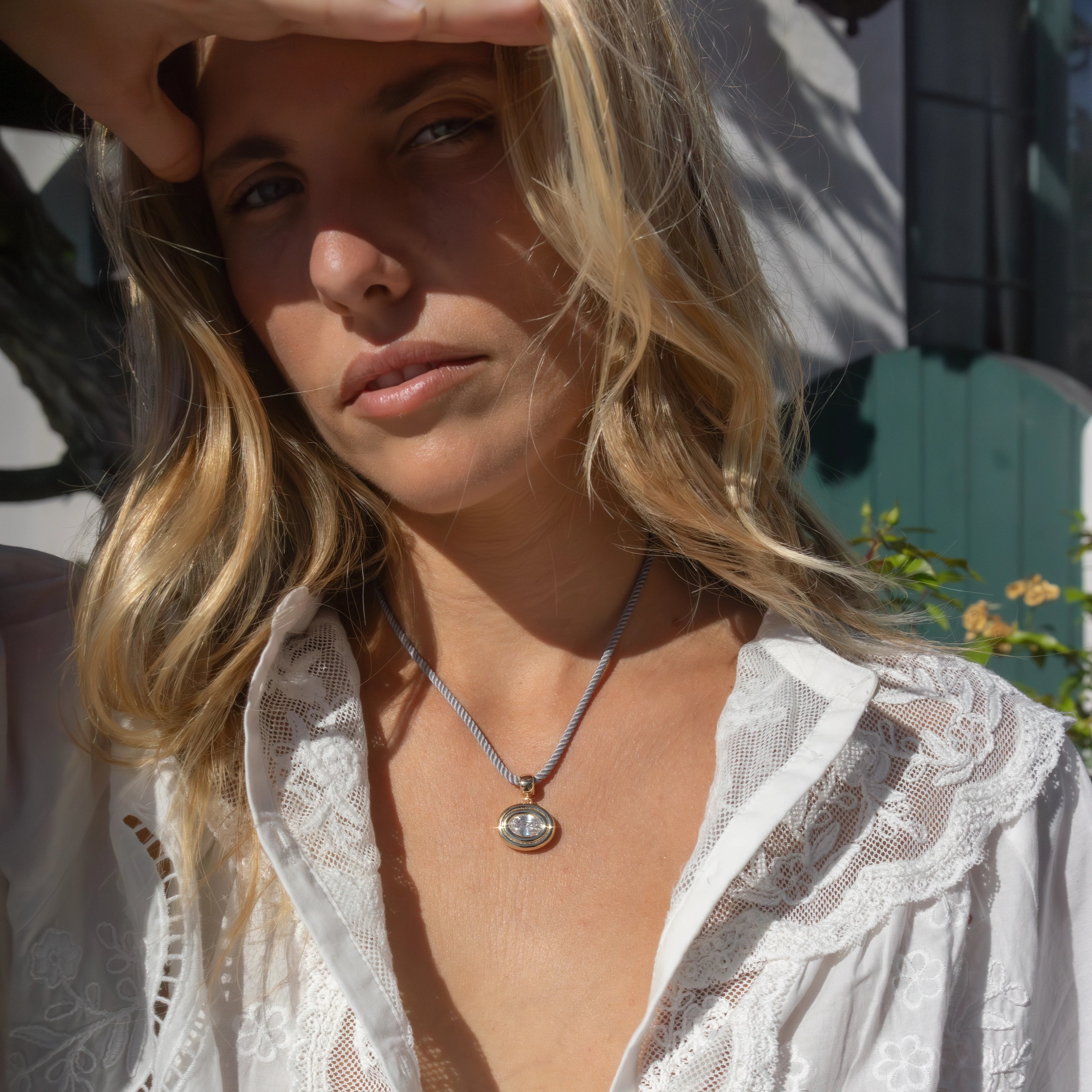 Thatch Jewelry Coco Silk Cord Necklace - Cloud Jewelry - Sloane Boutique