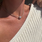 Thatch Jewelry Coco Silk Cord Necklace - Sand Jewelry - Sloane Boutique