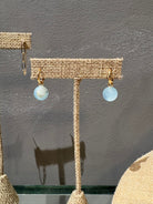 Thatch Jewelry Lucille Hoop Earrings - Aquamarine Jewelry - Sloane Boutique