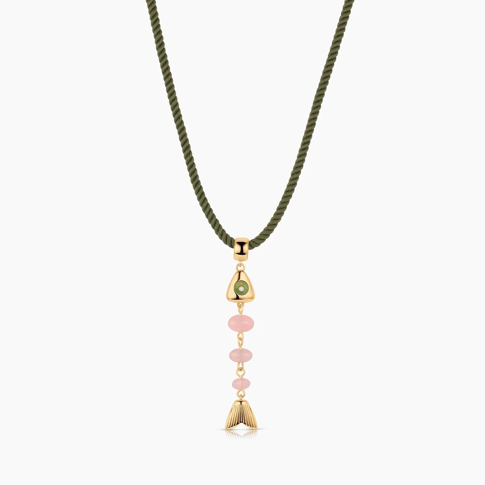 THATCH La Pez Fish Ball Charm - Pink Jade Jewelry - Sloane Boutique