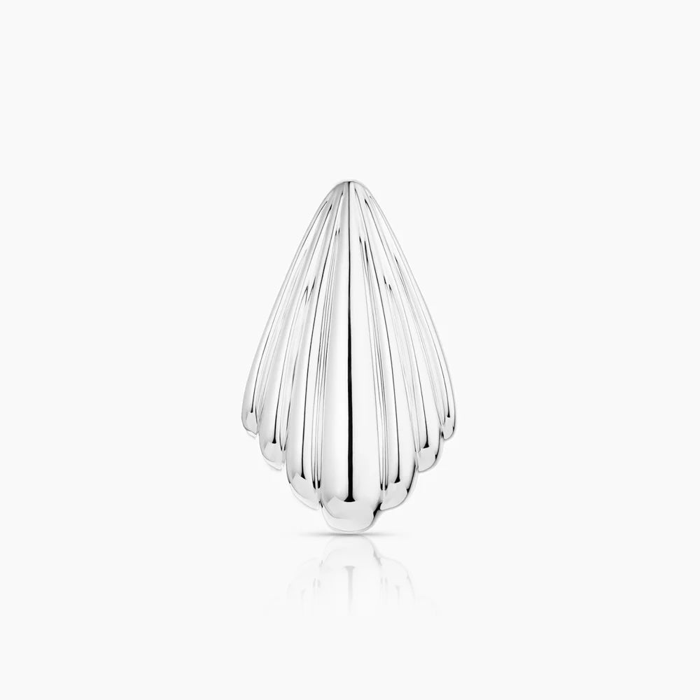 THATCH La Sirena Shell Charm - Rhodium Jewelry - Sloane Boutique