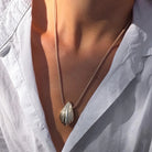 THATCH La Sirena Shell Charm - Rhodium Jewelry - Sloane Boutique
