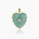 THATCH Malene Heart Charm - Amazonite Jewelry - Sloane Boutique